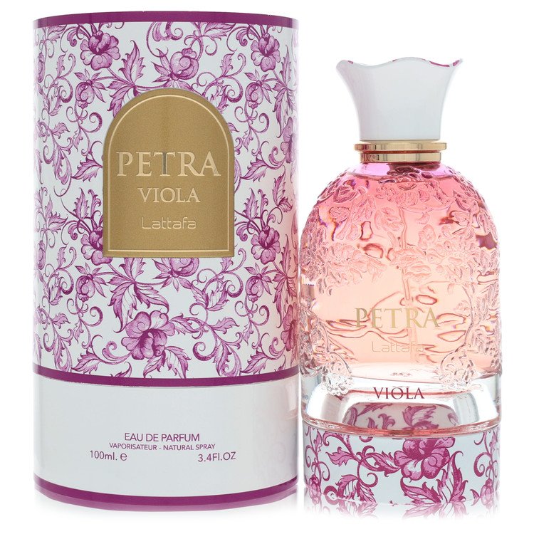 Petra Viola 100ml EDP For Women By Lattafa - Raspberry, Violet, Pink Pepper - Image 4
