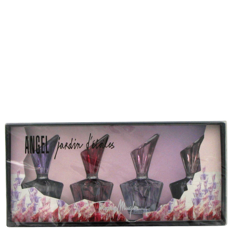 Angel Lily for Women, Gift Set (.17 oz Mini Angel Violet EDP + .17 oz Mini Angel Peony EDP + .17 oz Mini Angel Lily EDP + .17 oz Mini Rose EDP)