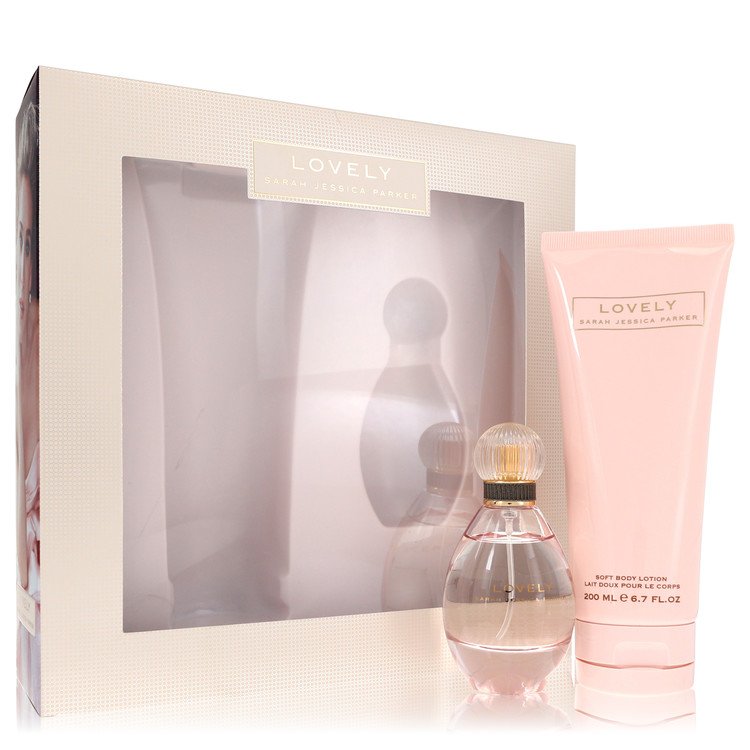 Image Of     Lovely by Sarah Jessica Parker Women Gift Set 1.7 oz Eau De Parfum Spray + 6.7 oz Body Lotion   