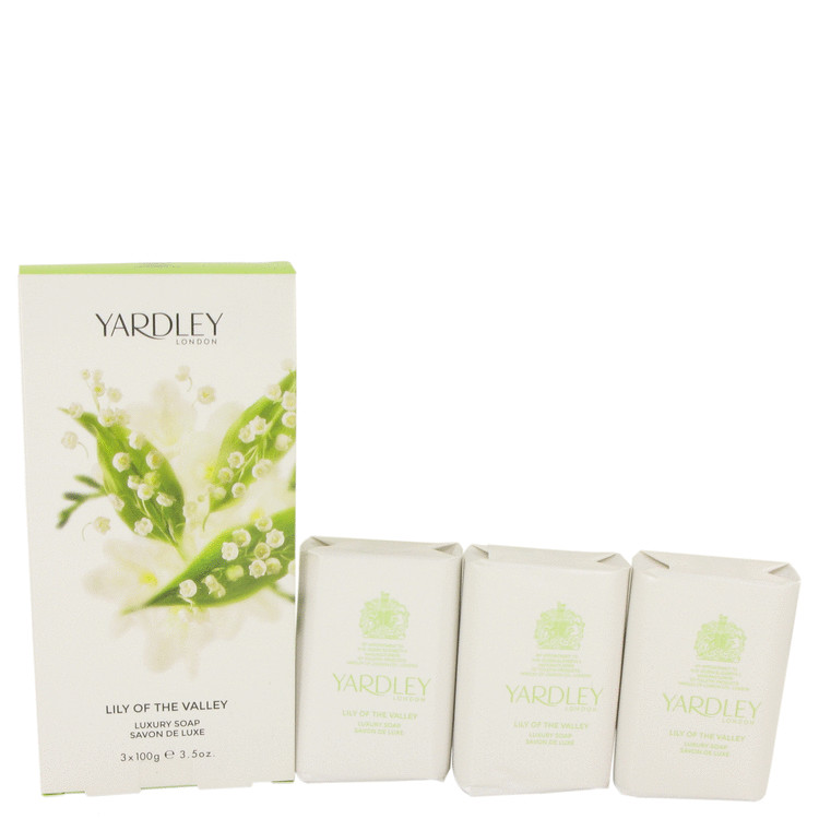 Lily Of The Valley Yardley by Yardley London 3 X 3.5 oz Soap 3.5 oz For Women
