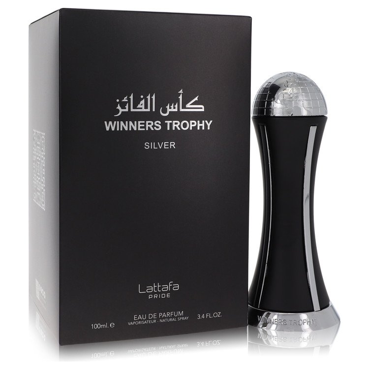 Lattafa Pride Winners Trophy Silver Cologne 3.4 oz EDP Spray for Men
