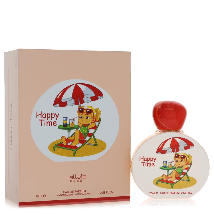 Authentic Lattafa Happy Time Eau De Parfum Spray (Unisex) 2.5 oz Outlet Batch Verified Bottle
