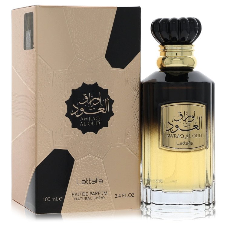 Authentic Lattafa Awraq Al Oud Eau De Parfum Spray (Unisex) 3.4 oz Outlet Batch Verified Bottle