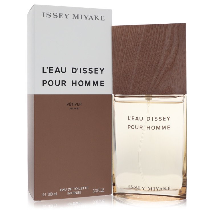 L'eau D'issey Pour Homme Vetiver by Issey Miyake Eau De Toilette Intense Spray 3.3 oz Image