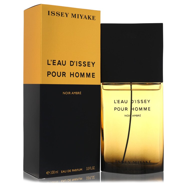 Authentic Issey Miyake L'eau D'issey Pour Homme Noir Ambre Eau De Parfum Spray 3.3 oz Outlet Batch Verified Bottle