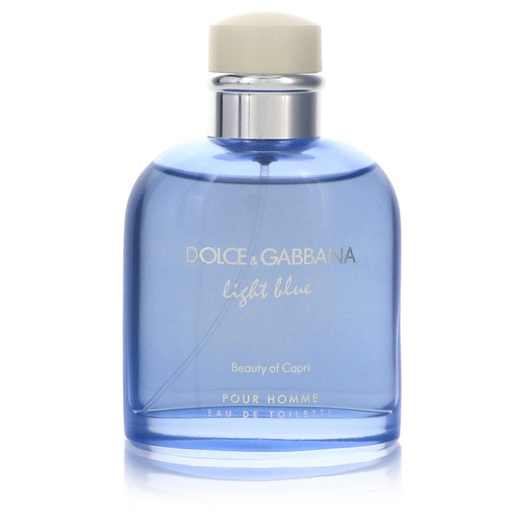 Light Blue Beauty of Capri by Dolce & Gabbana - Eau De Toilette Spray (unboxed) 4.2 oz 125 ml for Men