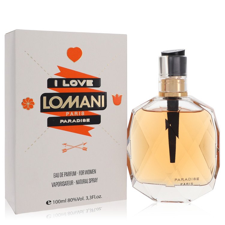 I Love Lomani Paradise by Lomani Eau De Parfum Spray 3.4 oz