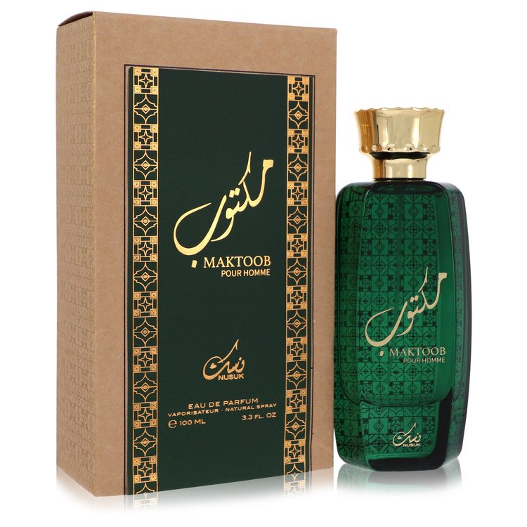 Nusuk Maktoob Cologne by Nusuk 100 ml Eau De Parfum Spray for Men