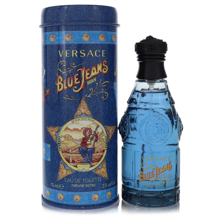 BLUE JEANS by Versace - Eau De Toilette Spray (New Packaging) 2.5 oz 75 ml for Men