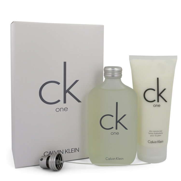 Image Of     CK ONE by Calvin Klein Men Gift Set 6.7 oz Eau De Toilette Spray + 6.7 oz Body Moisturizer  