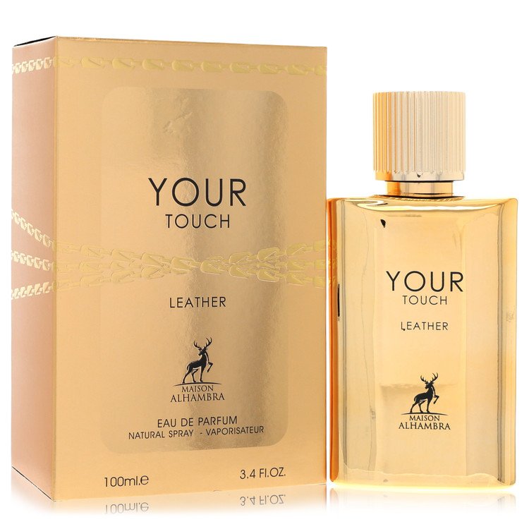 Authentic Maison Alhambra Your Touch Leather Eau De Parfum Spray (Unisex) 3.4 oz Outlet Batch Verified Bottle