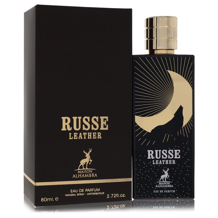 Authentic Maison Alhambra Russe Leather Eau De Parfum Spray (Unisex) 2.7 oz Outlet Batch Verified Bottle