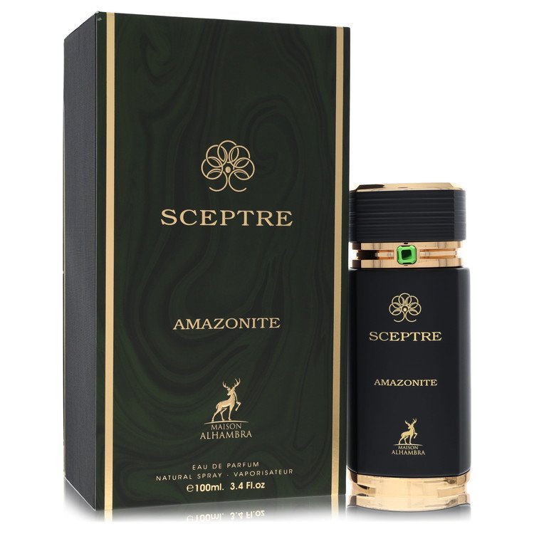 Authentic Maison Alhambra Sceptre Amazonite Eau De Parfum Spray (Unisex) 3.4 oz Outlet Batch Verified Bottle