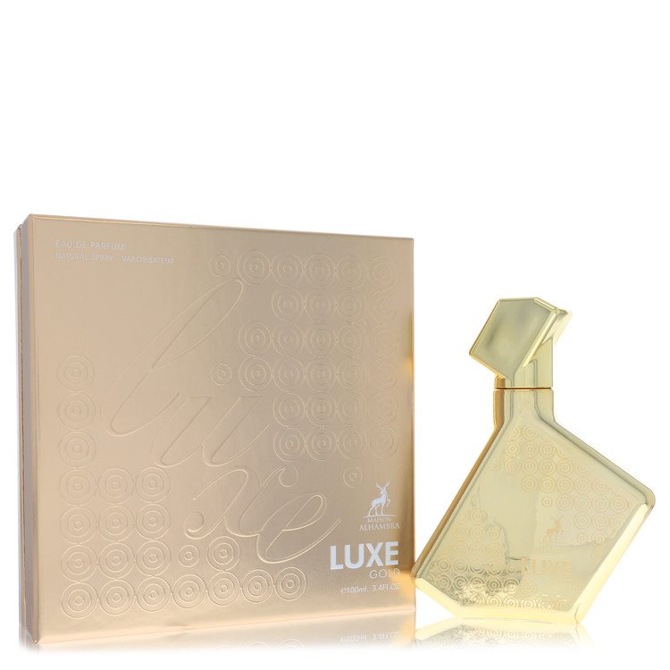 Authentic Maison Alhambra Luxe Gold Eau De Parfum Spray (Unisex) 3.4 oz Outlet Batch Verified Bottle
