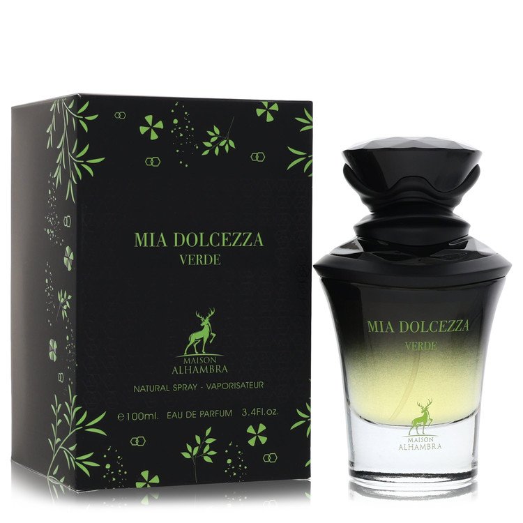 Authentic Maison Alhambra Mia Dolcezza Verde Eau De Parfum Spray 3.4 oz Outlet Batch Verified Bottle