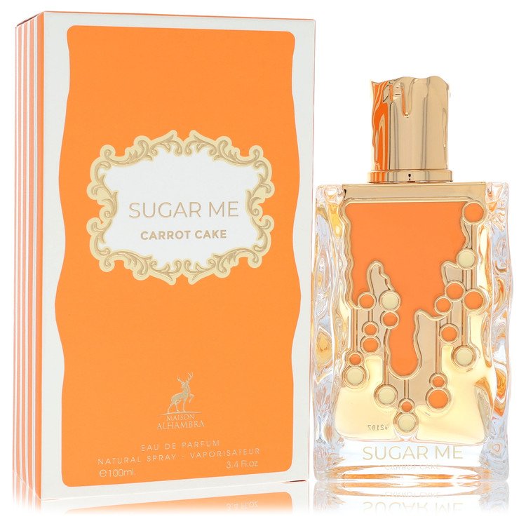 Authentic Maison Alhambra Sugar Me Carrot Cake Eau De Parfum Spray (Unisex) 3.4 oz Outlet Batch Verified Bottle