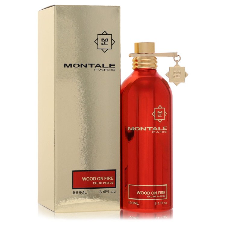 Authentic Montale Wood On Fire Eau De Parfum Spray (Unisex) 3.4 oz Outlet Batch Verified Bottle