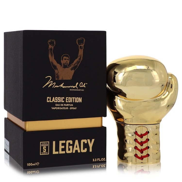 Muhammad Ali Legacy Round 5 by Muhammad Ali Muhammad Ali Legacy Round 5 by Muhammad Ali Eau De Parfum Spray (Classic Edition) 3.3 oz for Men