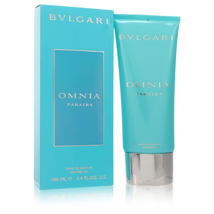 Omnia Paraiba Shower Gel by Bvlgari 3.4 oz Shower Oil for Women 40ml