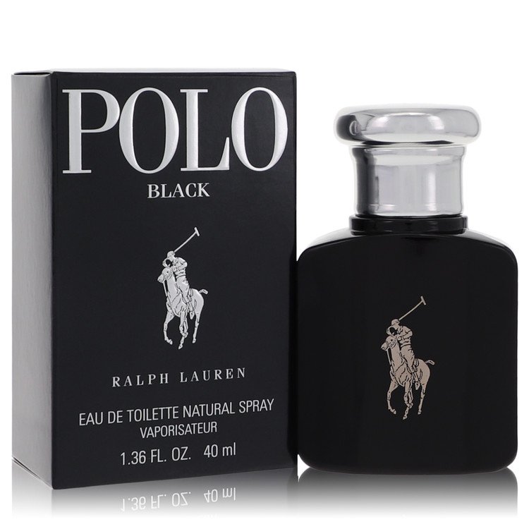 Polo Black by Ralph Lauren Men Eau De Toilette Spray 1.4 oz Image