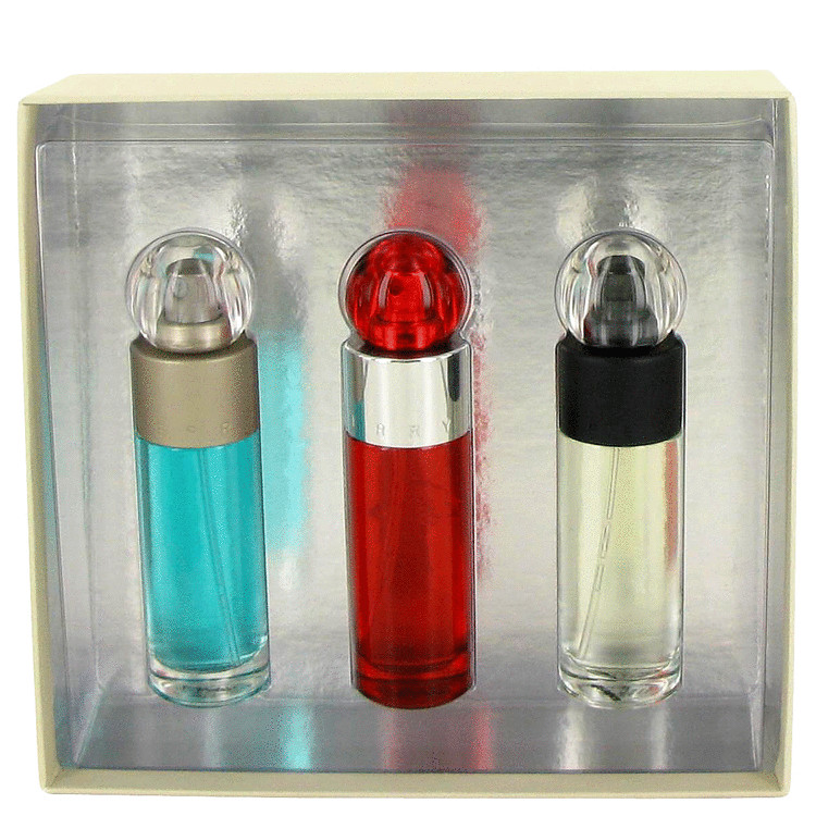 Perry Ellis 360 for Men, Gift Set (1 oz Perry Ellis 360 Red EDT Spray + 1 oz Perry Perry Ellis Reserve EDT Spray + 1 oz Perry Ellis 360 1 oz EDT Spray