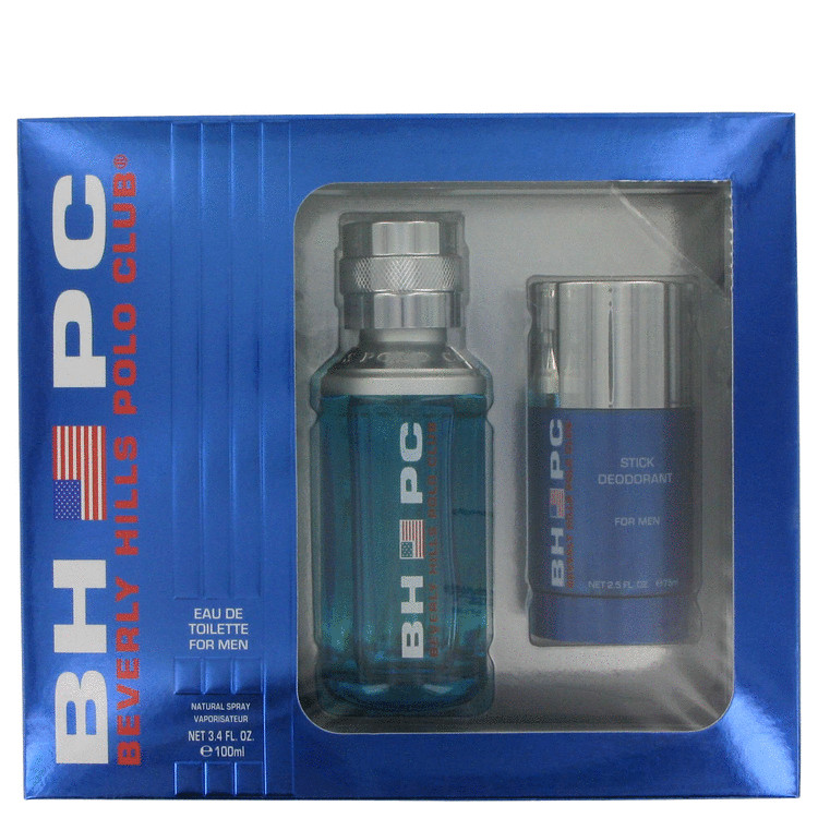 Beverly Hills Polo Club Gift Set -- Gift Set - 3.4 oz Eau De Toilette Spray + 2.6 oz Deodorant Stick for Men
