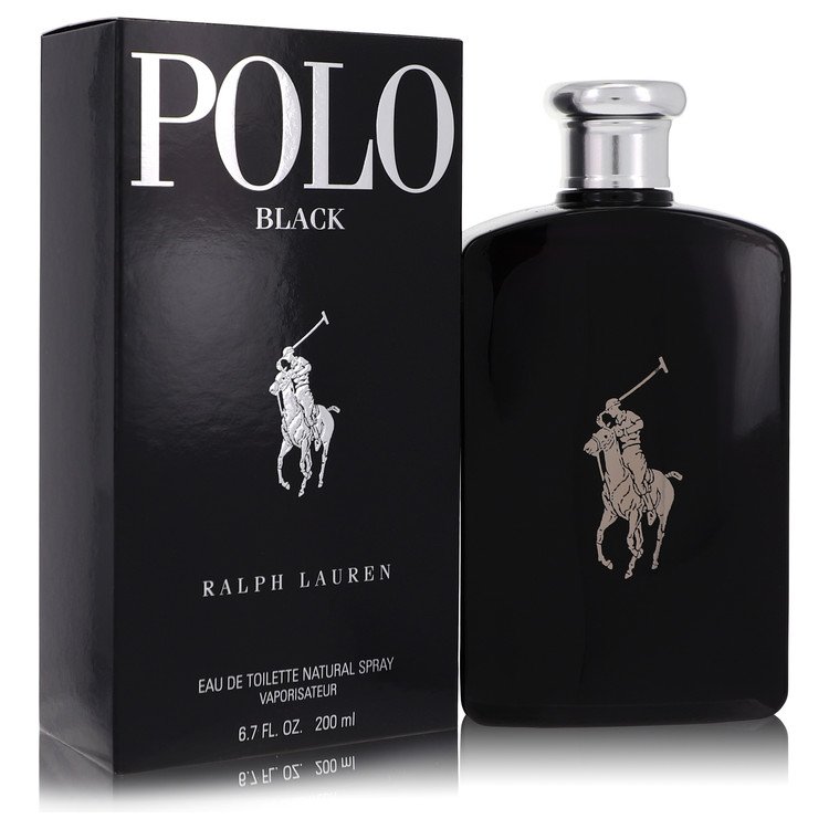Polo Black by Ralph Lauren Men Eau De Toilette Spray 6.7 oz Image