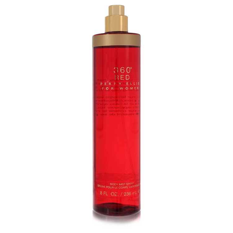 Authentic Perry Ellis 360 Red Body Mist (Tester) 8 oz Outlet Batch Verified Bottle