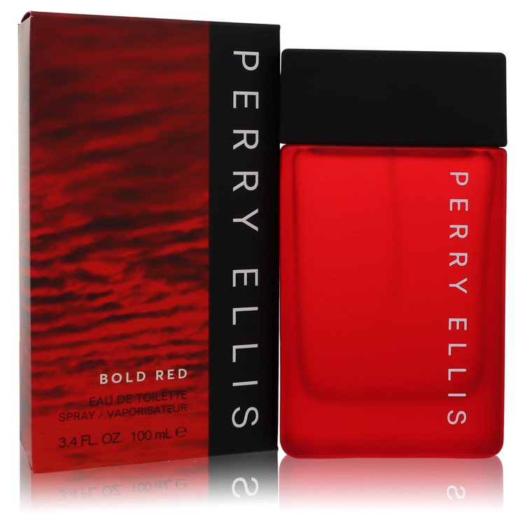 Perry Ellis Bold Red by Perry Ellis Men Eau De Toilette Spray 3.4 oz Image