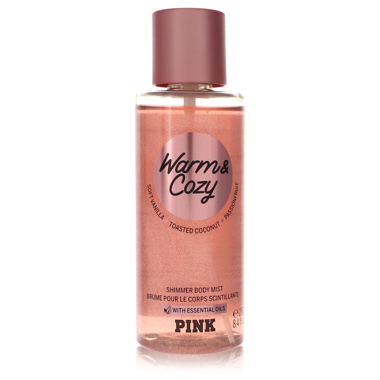 Pink Warm And Cozy by Victoria's Secret - Shimmer Body Mist 8.4 oz 248 ml for Women