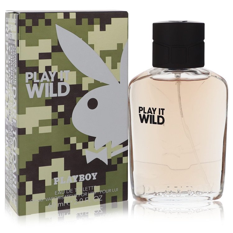 Playboy Play It Wild by Playboy Men Eau De Toilette Spray 2 oz Image