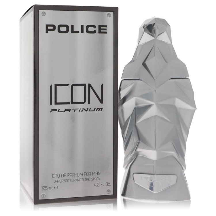 Police Icon Platinum by Police Colognes - Eau De Parfum Spray 4.2 oz 125 ml for Men