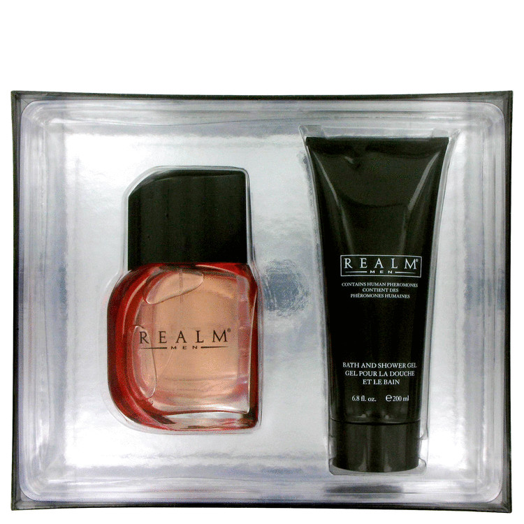 Realm Gift Set -- Gift Set - 3.4 oz Cologne Spray + 6.8 oz Shower Gel for Men