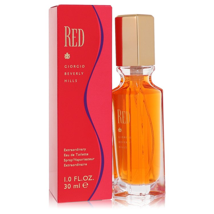RED by Giorgio Beverly Hills - Eau De Toilette Spray 1 oz 30 ml for Women