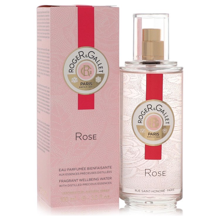 Roger & Gallet Rose by Roger & Gallet Fragrant Wellbeing Water Spray 3.3 oz For Women