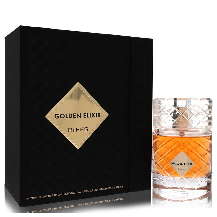 Riiffs Golden Elixir Pure Perfume 100 ml Extrait De Parfum Spray (Unisex) for Men