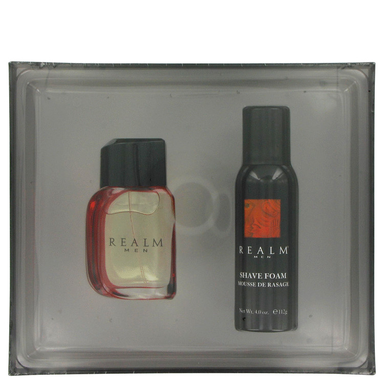Realm Gift Set -- Gift Set - 1.7 oz Cologne Spray + 4 oz Shave Foam for Men