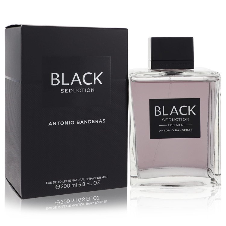 Seduction In Black by Antonio Banderas Men Eau De Toilette Spray 6.8 oz Image
