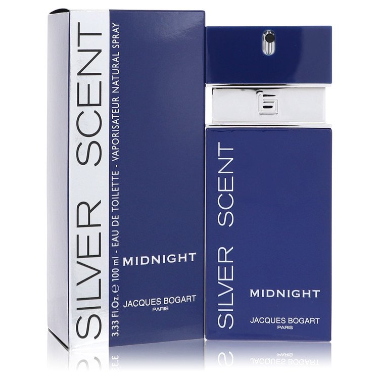 Jacques Bogart Silver Scent Midnight Cologne 3.4 oz EDT Spray for Men