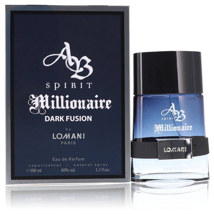 Spirit Millionaire Dark Fusion by Lomani Men Eau De Parfum Spray 3.3 oz Image