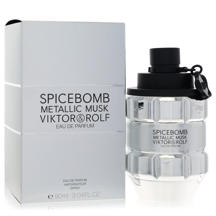Authentic Viktor & Rolf Spicebomb Metallic Musk Eau De Parfum Spray 3.04 oz Outlet Batch Verified Bottle