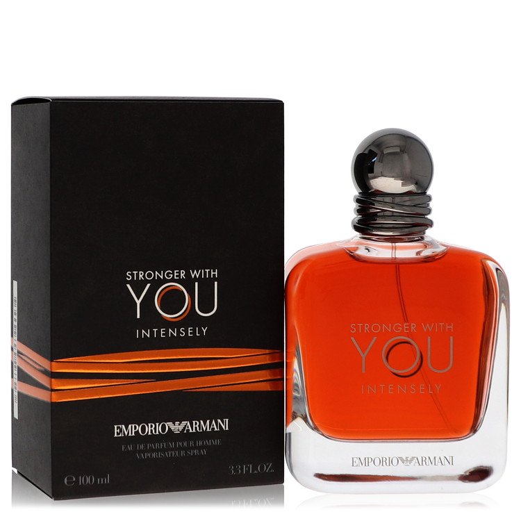 Stronger With You Intensely by Giorgio Armani - Eau De Parfum Spray 3.4 oz 100 ml for Men