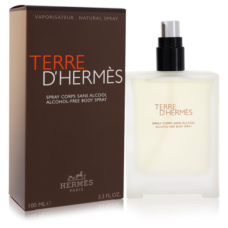 Terre D'hermes Cologne 3.3 oz Body Spray (Alcohol Free) for Men