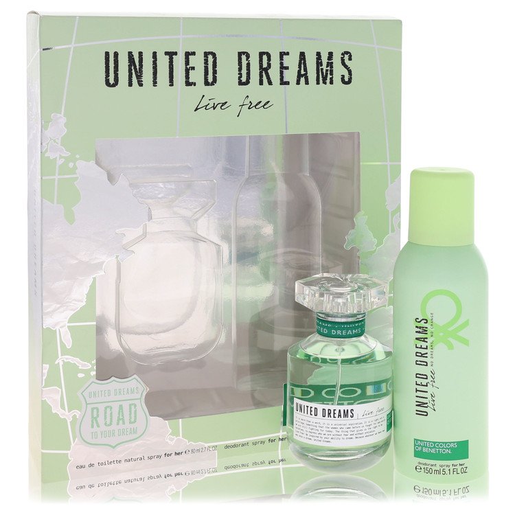Authentic United Dreams Live Free by Benetton Outlet Batch Verified Bottle