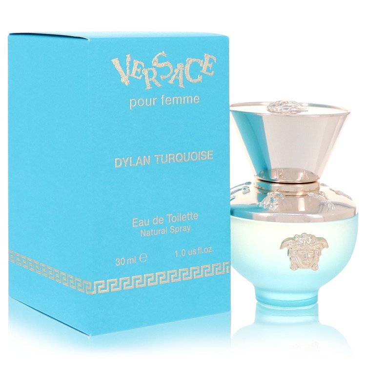 Versace Pour Femme Dylan Turquoise Perfume 1 oz EDT Spray for Women