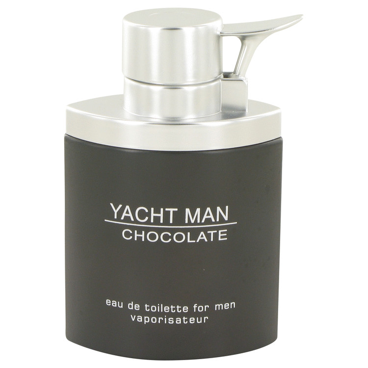 Yacht Man Chocolate Cologne 3.4 oz EDT Spray (unboxed) for Men