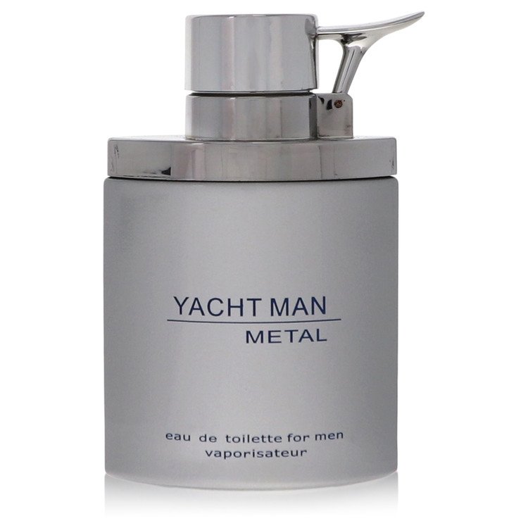 Yacht Man Metal Cologne 3.4 oz EDT Spray (unboxed) for Men