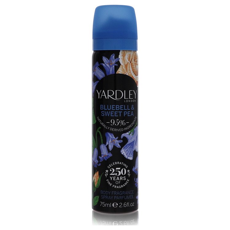 Yardley Bluebell & Sweet Pea by Yardley London - Body Fragrance Spray 2.6 oz 77 ml for Women