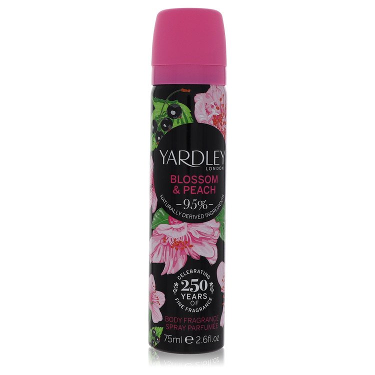 Yardley Blossom & Peach by Yardley London Women Body Fragrance Spray 2.6 oz Image