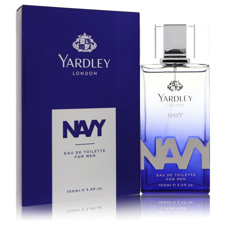 Yardley Navy Cologne by Yardley London 3.4 oz EDT Spray for Men